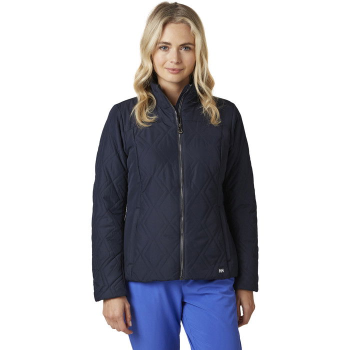 2021 Helly Hansen Womens Crew Insulator Jacket 34071 Navy Sailing Sailing Wetsuit Outlet